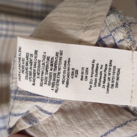 Free People Come as You Are Plaid Midi Dress L - Picture 17 of 17